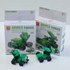 Block Assembly Toy- Green Military Land Vehicles-1 Dozen Display