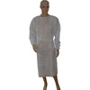 Protective disposable medical isolation gowns blue fluid resistant