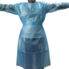 Disposable PP surgical gown with knitting cuff