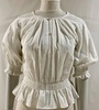 Ladies' Smock Blouse with Embroidery Fabrics -039