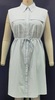 Ladies' Double Pocket Shirt Dress-011