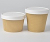 Triple Wall Ripple Kraft Paper Soup Cup