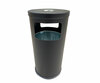 MAX-HK73 Wholesale Outdoor Street Steel Bucket Recycling Dust Bin Outside Litter Bins Garbage  with