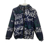 Boy's light jacket with graffic print