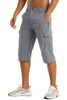 Mens Quick Dry Short Pants Tactical Running Multi-pocket Pants Breathable Sport Trousers