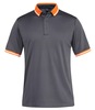 Men' s Short Sleeve Polo T-shirts Tennis Tee Mesh Fabric Cool Golf Shirts