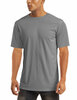 Men's Summer Round Collar Sun Protection T-Shirt UPF 50  UV Short Sleeve Multi Color Fashion Shirt