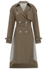 2021 WOMEN'S WOVEN 100%VISCOSE WIND COAT