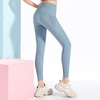 High Waisted Custom Logo Women Yoga Gym Fitness Sportswear Running Sport Seamless Workout Pants Legg