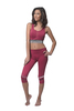 Womens Sports Tights Fitness Clothing Custom Apparel Gym Leggings High Waist with Silicone Print for
