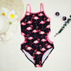 2021 Girls' one piece swimwear,  knot on straps,open on the waist