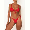 Fashion swimwear for mother daughter swimsuit matching high waist bikini