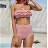 Sexy ruffle two piece bikini