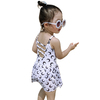 Girls One Piece Printed Beachwear