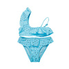 Girls Dot Printing Ruffled Bikini