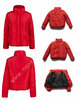 hot selling fashion custom bright winter thick jackets zip up hooded men puffer padded jack