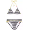Girls bikini with plastic beads