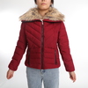 Women's Quiltedpadding coat Faux fur collar coat