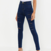 High Rise Rip Jegging