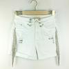 Rhinestone White Shorts