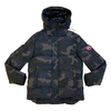 Men's Outdoor Style Camouflage Polyester Padded Jacket with Hooded