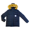 Men's Casual Style Warm Padded Jacket with Hooded in Outdoor