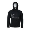 Mens Zip Hoodie Sweatshirt with Slant Zipper Design