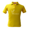 Men's casual slim fit short sleeve yellow Polo t shirt