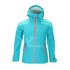 Women's waterproof breathable 2.5 layer fix hood rain jacket