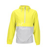 Men’s waterproof 1/4 zip packable hooded rain jacket