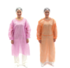 25g Disposable Medical Nonwoven PP Isolation Protective Gown with elastic cuffs