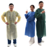 25gPP 15gPE elastic cuffs Disposable Medical Nonwoven Isolation Protective Gown