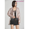 LADIES FAUX LEATHER JACKET BIKER STYLE