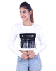 White Crop Top