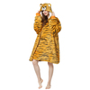 Tiger Oversized Wearable Blankets with Pockets Blanket Hoodie