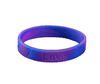 Buy Custom Purple Silicone Rubber Bracelets in Bulk
