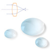 K9 bk7 Fused quartz biconvex lens manufacture customized