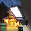 Solar Street Lights Outdoor Waterproof Motion Sensor Wall LED Lamp with 3 Lighting Mode Solar Powere
