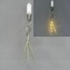 Silver explosion star copper wire DC socket warm white light string