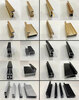 Custom aluminum alloy wardrobe upper and lower rail aluminum profiles