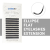 Professional Private Camellia Lashes Supplies Ellipse Flat Eyelash Extension