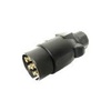 Large Plastic Trailer Plug - 7 Pin Round
