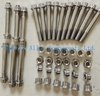 TWELVE 12 POINT FLANGE BOLTS C/W NUTS Inconel 718