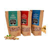 37-Zip lock kraft paper bag with window