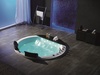 Luxury Acrylic Waterfall Jacuzzis Indoor Spa Tub