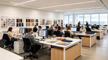 Inside the office
