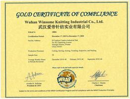 our WARP certificate