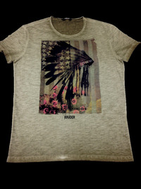 Mens T-Shirt Cold Dyed