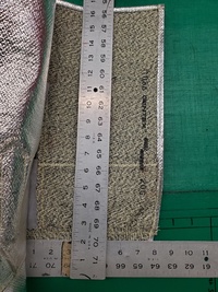 Aluminized spring load knee high spats flap to cover the leg