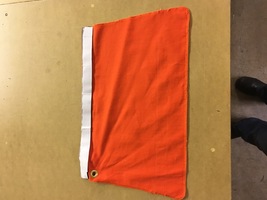 Arc Flash Hi Vis neck guard with velcro attachment